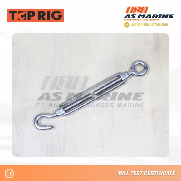 Turnbuckle Hook & Eye Stainless 316 Toprig