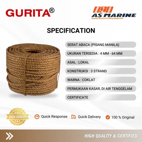 Spesifikasi Manila Rope