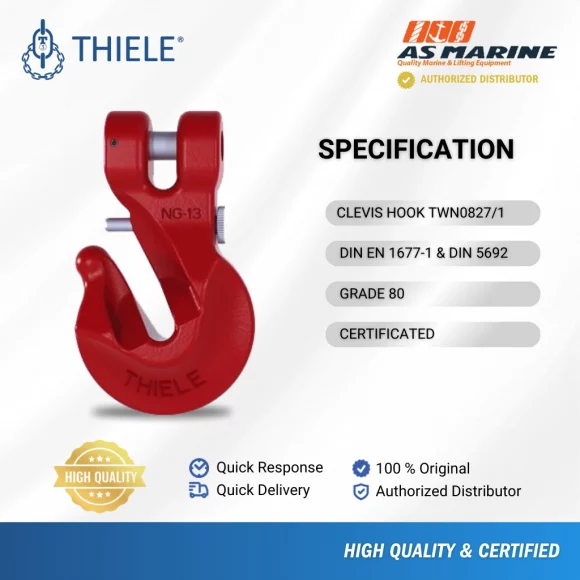 Spesifikasi Clevis Shortening Hook TWN0827