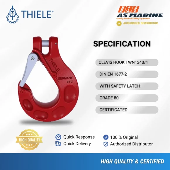 Spesifikasi Clevis Sling Hook TWN1340