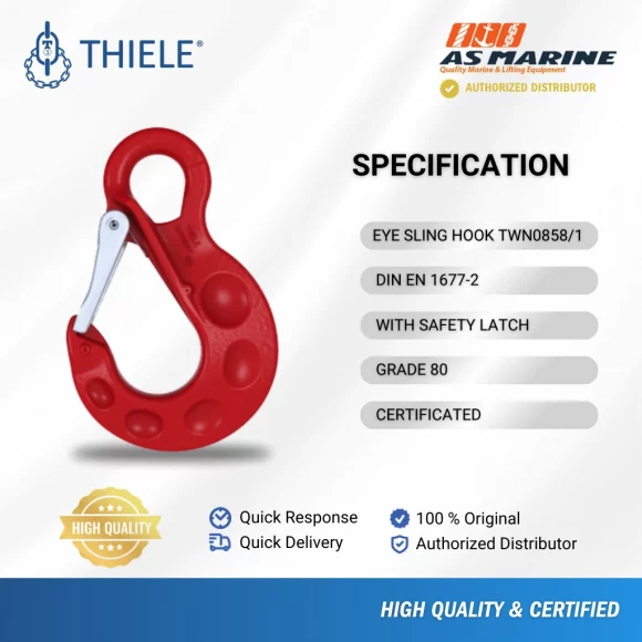 Spesifikasi Eye Sling Hook TWN0858
