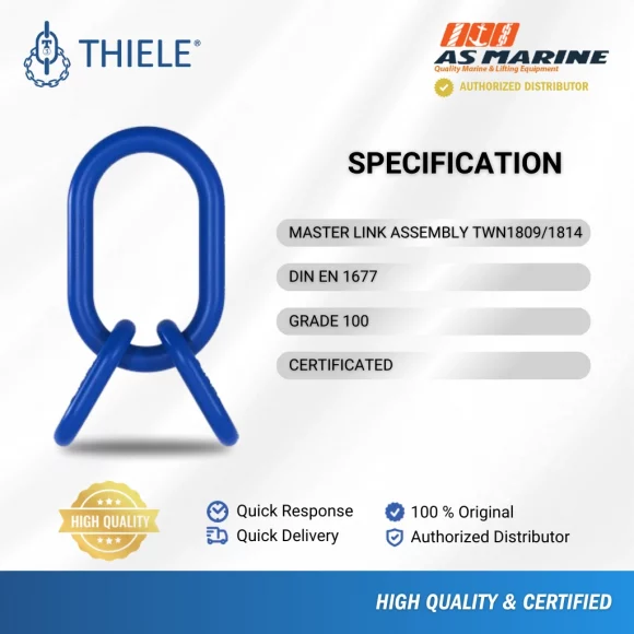 Spesifikasi Masterlink Assembly TWN1809-1814