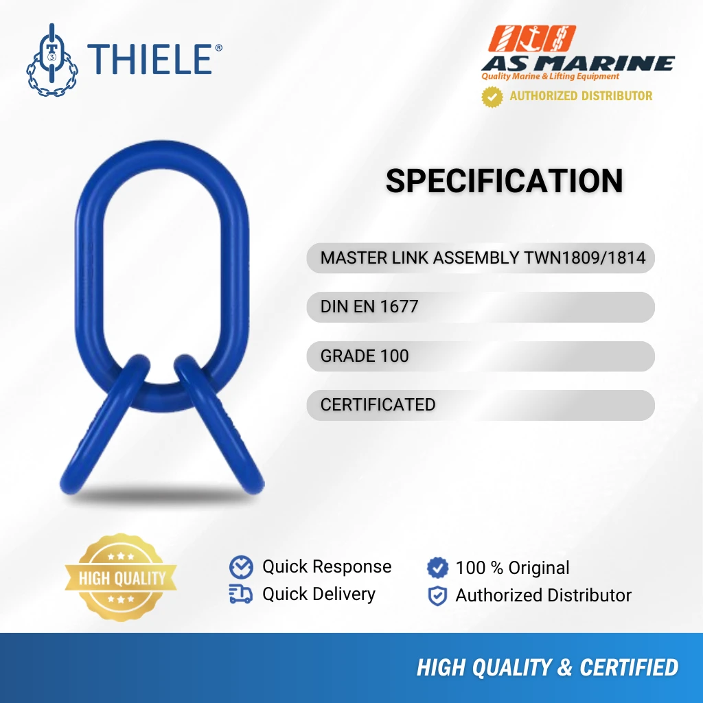 Spesifikasi Masterlink Assembly TWN1809-1814 Spesifikasi Masterlink Assembly TWN1809-1814