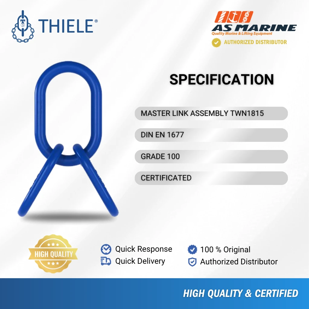 Spesifikasi Masterlink Assembly TWN1815 Spesifikasi Masterlink Assembly TWN1815