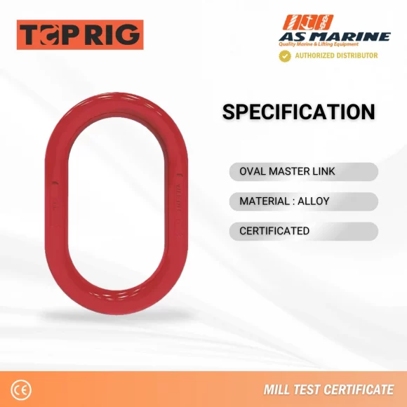 Spesifikasi Oval Master Link Toprig
