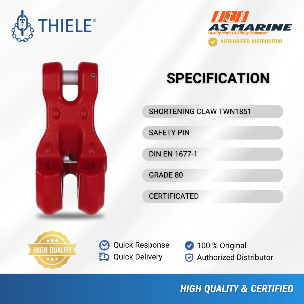 Spesifikasi Shortening Claw TWN1851 Spesifikasi Shortening Claw TWN1851