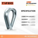 Spesifikasi Thimble Galvanized Toprig