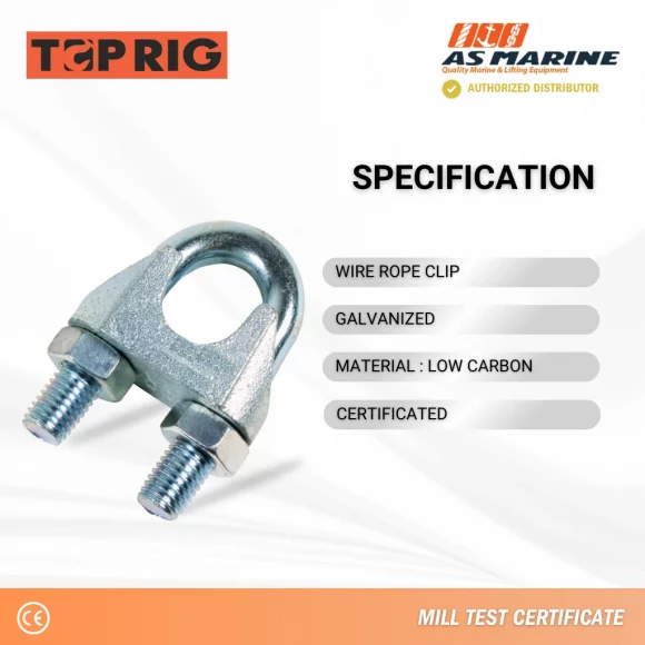 Spesifikasi Wire Clip Galvanized Toprig