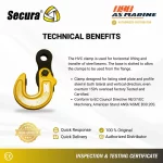 Technical Benefit Lifting Clamp HVC Secura