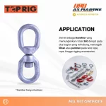 Aplikasi Swivel Galvanized G402 Toprig