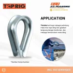 Aplikasi Thimble Galvanized Toprig
