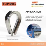 Aplikasi Thimble Stainless 316 Toprig