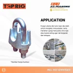Aplikasi Wire Clip Galvanized HD Toprig