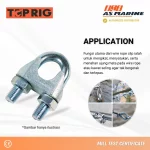 Aplikasi Wire Clip Galvanized Toprig