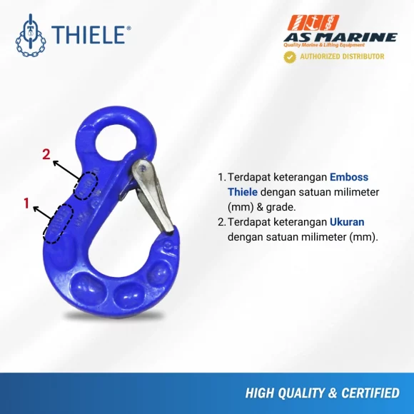 Keterangan Eye Sling Hook TWN1841