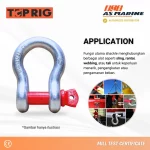 Spesifikasi Bow Shackle Screw PIN G209 Toprig