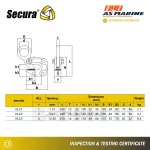 Tabel Ukuran Lifting Clamp HLC SV Plus Secura