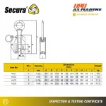 Tabel Ukuran Lifting Clamp VLC SV Plus Secura