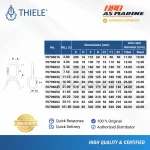 Tabel Ukuran Masterlink Assembly TWN0796