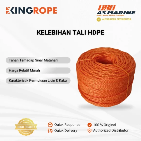 Kelebihan Tali HDPE Orange