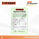 Sertifikat Chain Block Tophoist