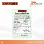 Sertifikat Lever Block Tophoist