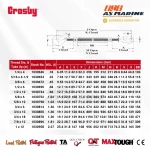 Tabel Ukuran Crosby HG225