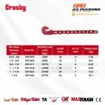 Tabel Ukuran Crosby L180