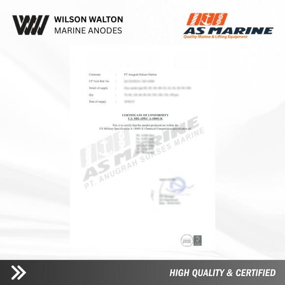 Sertifikat Wilson Walton