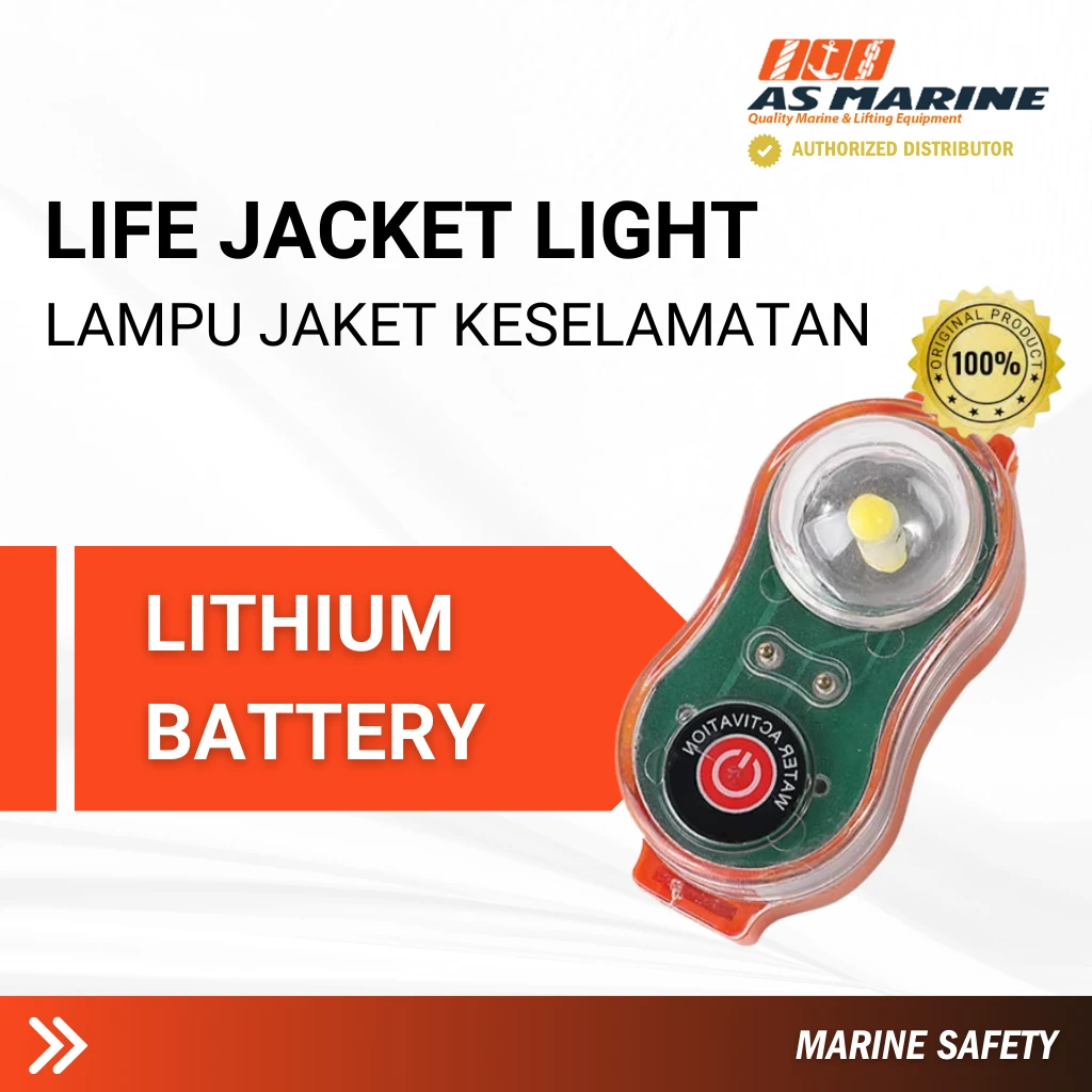 Life Jacket Light - Lithium Battery Life Jacket Light - Lithium Battery