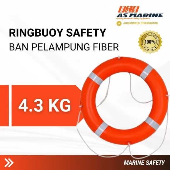 Ringbuoy Safety - Ban Pelampung Fiber - 4,3 kg