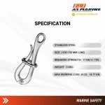 Spesifikasi Pelican Hook 4 - Pengait Tabung Liferaft