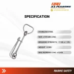 Spesifikasi Pelican Hook 6 - Pengait Tabung Liferaft