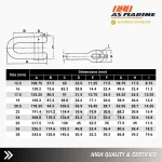 Tabel Ukuran Anchor Shackle - Segel Jangkar Kapal 1