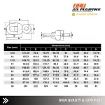 Tabel Ukuran Swivel Piece - Kili-kili Rantai Jangkar 1
