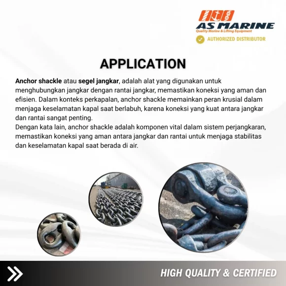 Aplikasi Anchor Shackle - Segel Jangkar Kapal